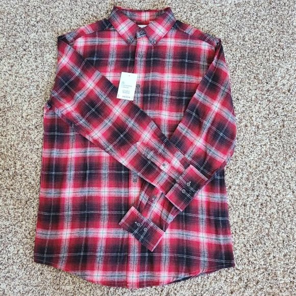 Men's Croft & Barrow Long Sleeve Flannel Shirt - Picture 4 of 5